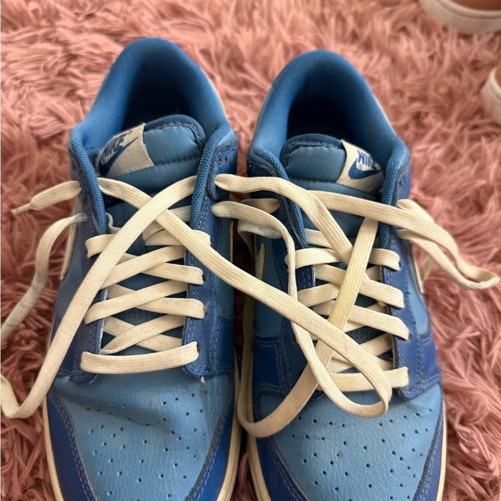 Nike Light Blue and White Athletic Shoes